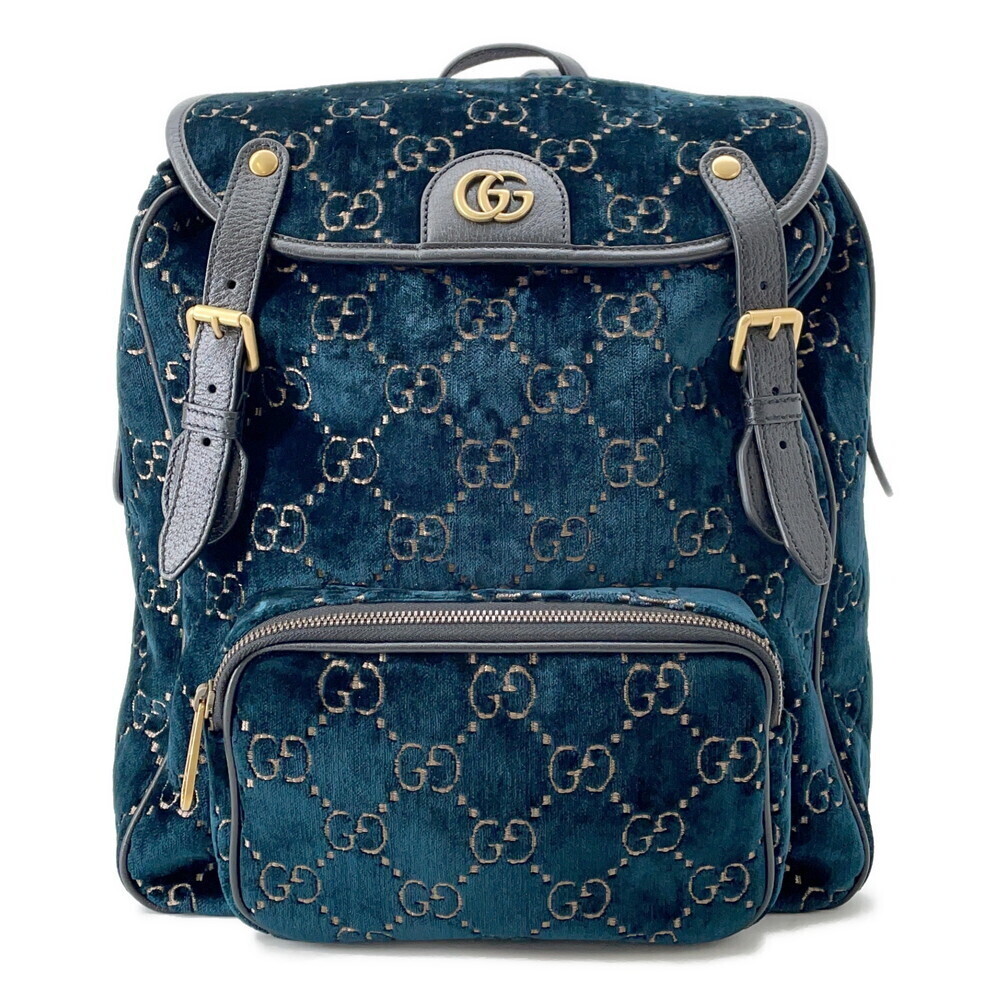 Gucci GG Velvet Backpack Rucksack Daypack Bag